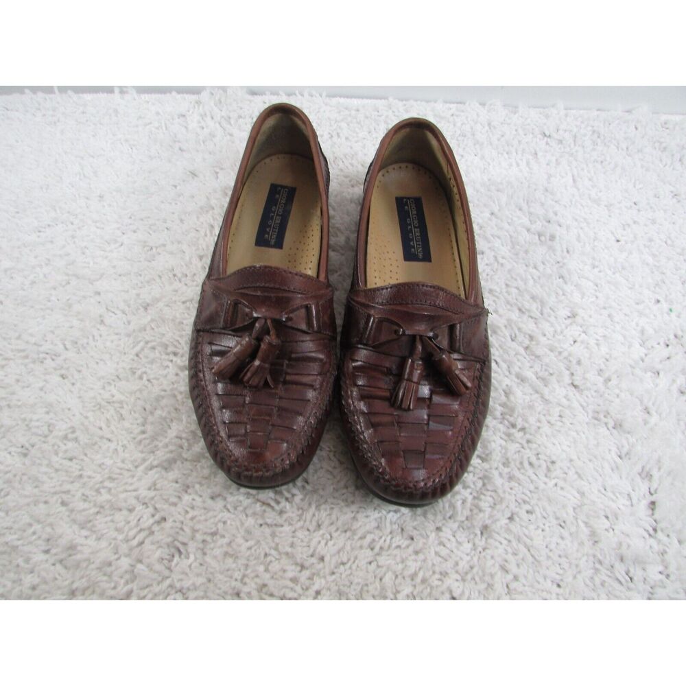 Georgio Brutini Le Glove Loafers Mens Size 8.5 D Brown Leather